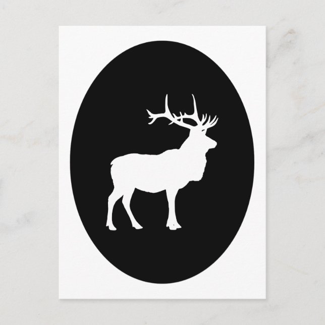 Postal Elk Silhouette (Anverso)