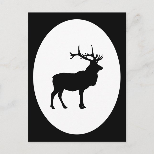 Postal Elk Silhouette (Anverso)