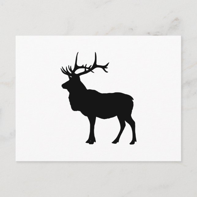 Postal Elk Silhouette (Anverso)