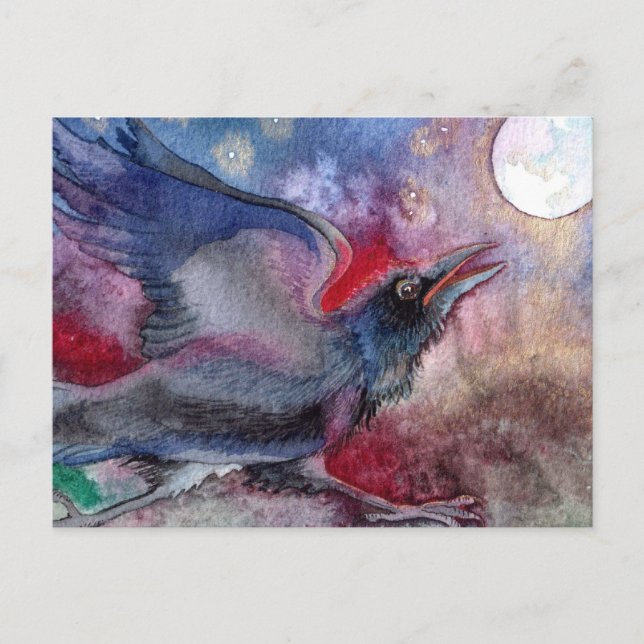 Postal Ella bailó a la luz de la luna (Anverso)