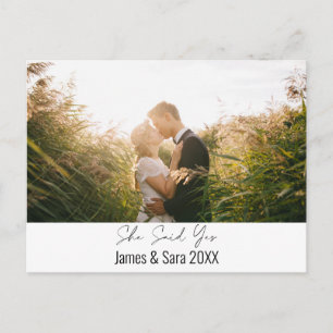 Postal Ella Dijo Que Sí