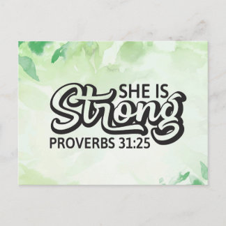 Postal Ella es fuerte