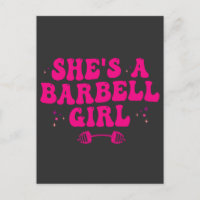Ella es una chica barbo Fitness Gimnasio Regalo De