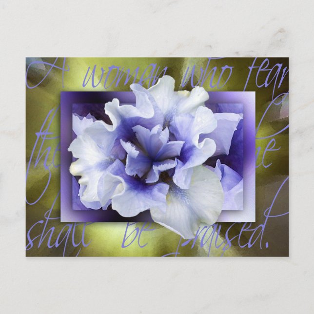 Postal Ella Será Elogiada (Anverso)