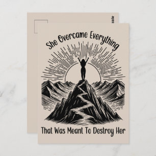 Postal Ella superó el estímulo a las mujeres de arte de l