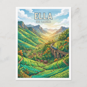 Postal Ella Té País Sri Lanka