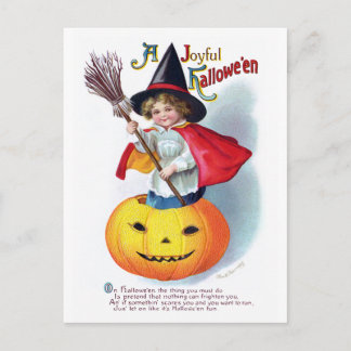 Postal Ellen H. Almohadilla: Pequeña Calabaza