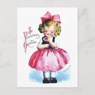 Postal Ellen H. Clapsaddle: Chica con corazón