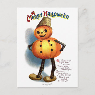 Postal Ellen H. Clapsaddle: Chico de calabaza