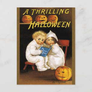 Postal Ellen H. Clapsaddle: Emocionante Halloween