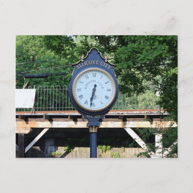 Postal Ellicott City, Maryland Clock (Anverso)