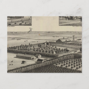 Postal Elliott Residence and Farm, Condado de Rice, Kansa