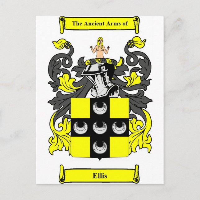 Postal Ellis Coat of Arms (Anverso)