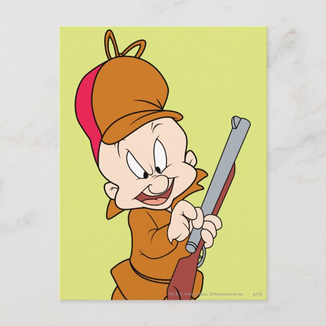 Postal ELMER FUDD™ listo para cazar (Anverso)