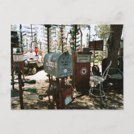 Postal Elmer's Bottle Tree Ranch, Route 66, California