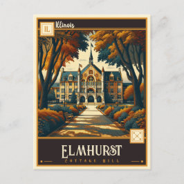 Postal Elmhurst, Illinois | Vintage