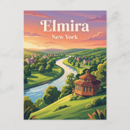 Postal Elmira, Nueva York