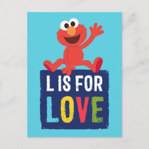 Postal Elmo   L es por Amor