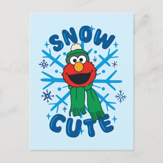 Postal Elmo Nieve Lindo (Anverso)