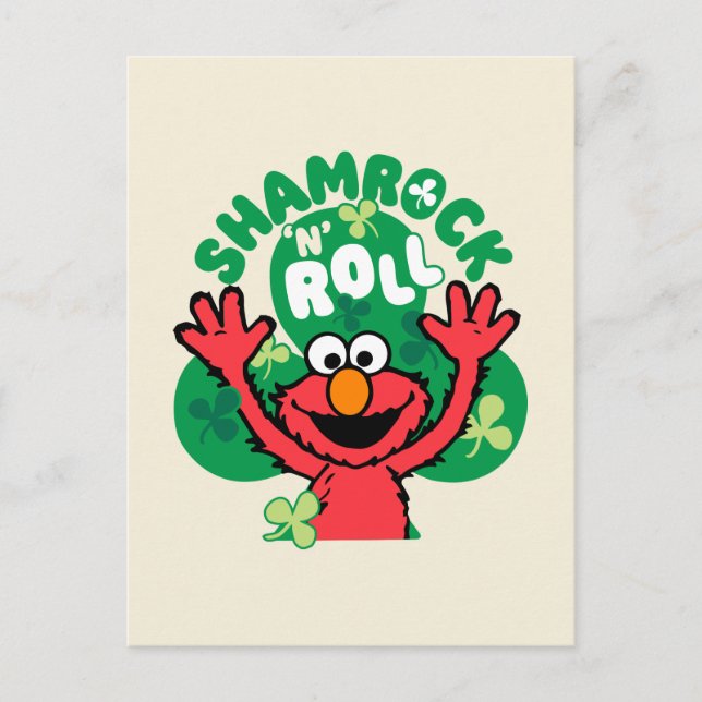 Postal Elmo | Shamrock 'N' Roll (Anverso)