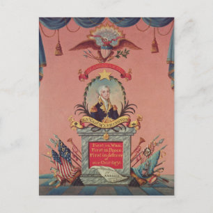 Postal Elogio de George Washington