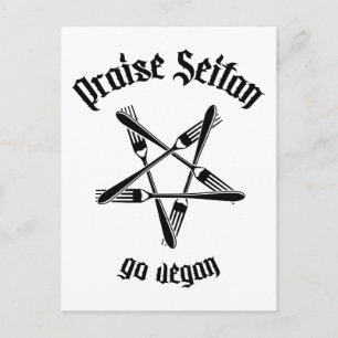 Postal Elogio Seitan 1.1 (negro)