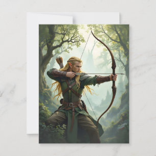 Postal Elven Archer del reino de Woodland