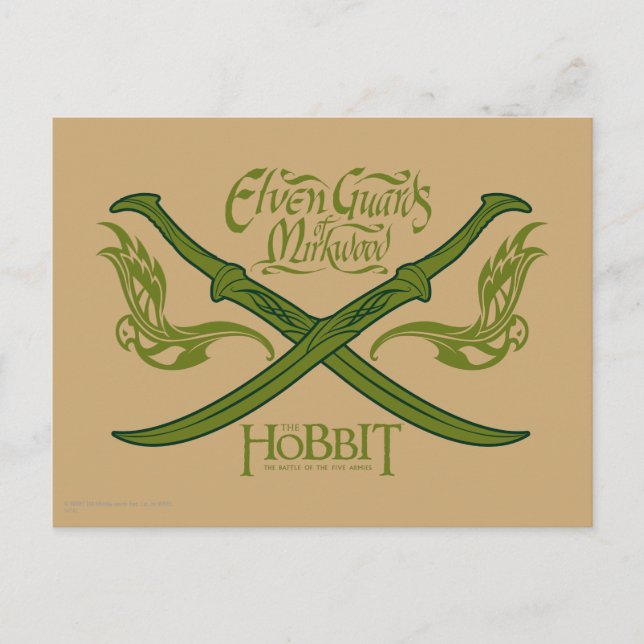 Postal Elven Guards of Mirkwood Movie Icon (Anverso)