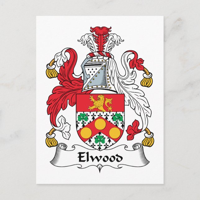 Postal Elwood Family Crest (Anverso)