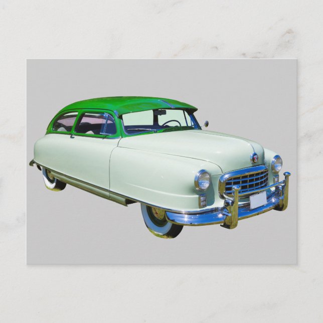 Postal Embajador 1950 de Nash coche antiguo (Anverso)