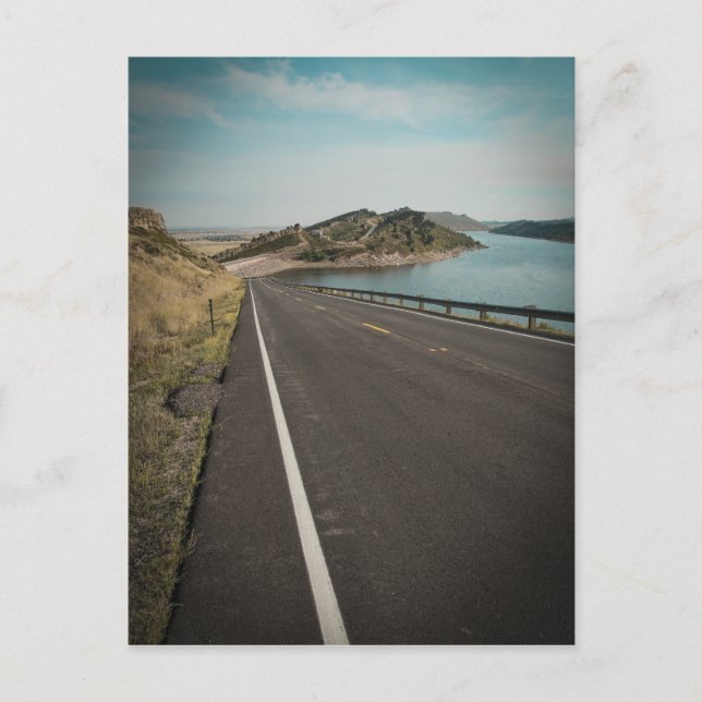 Postal Embalse de caballos Colorado (Anverso)