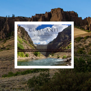 Postal Embalse de cristal, represa, puente de agua, NRA C
