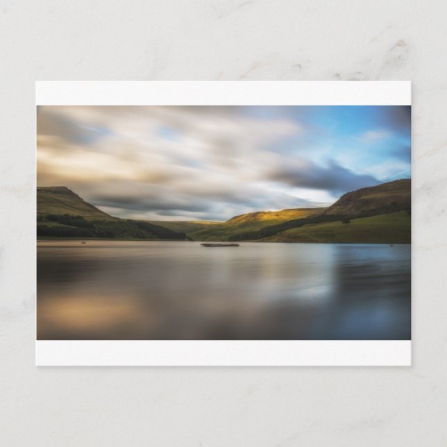 Postal Embalse de Dovestone (Anverso)