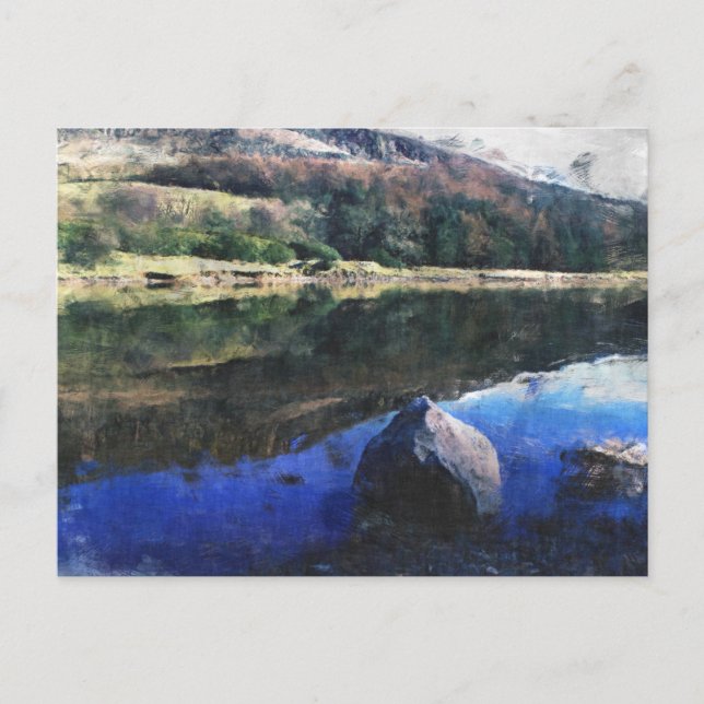 Postal Embalse de Dovestone (Anverso)