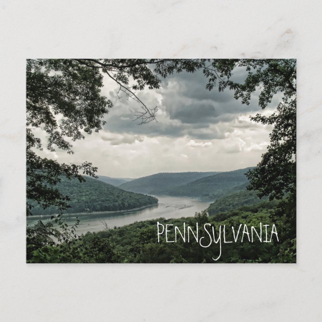 Postal Embalse de Kinzua en PENNSYLVANIA (Anverso)