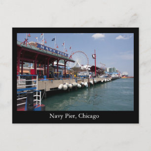 Postal Embarcadero de la marina de guerra, Chicago