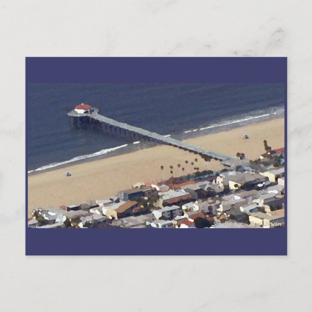 Postal Embarcadero de Manhattan Beach (Anverso)