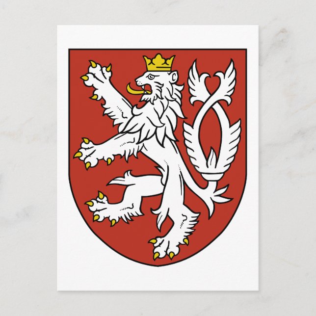 Postal emblema bohemia (Anverso)