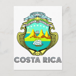 Postal Emblema costarricense