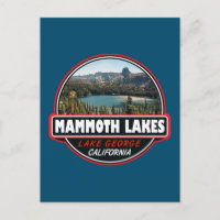 Emblema de arte de viaje de Mammoth Lakes Californ