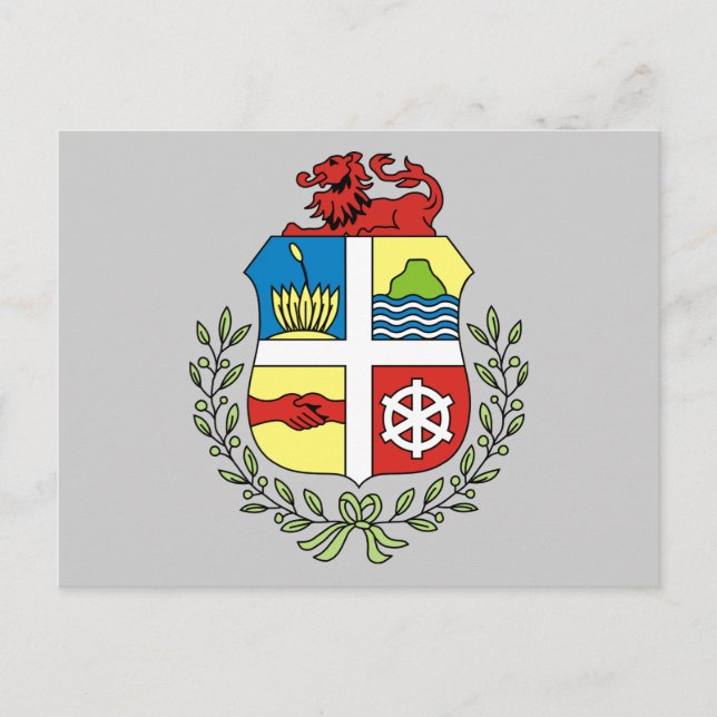 Postal emblema de aruba (Anverso)