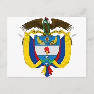 Postal emblema de colombia