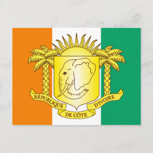 Postal emblema de côte d'ivoire
