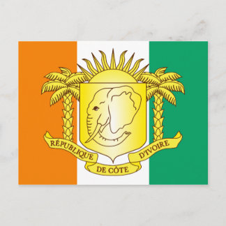 Postal emblema de côte d'ivoire