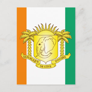 Postal emblema de côte d'ivoire