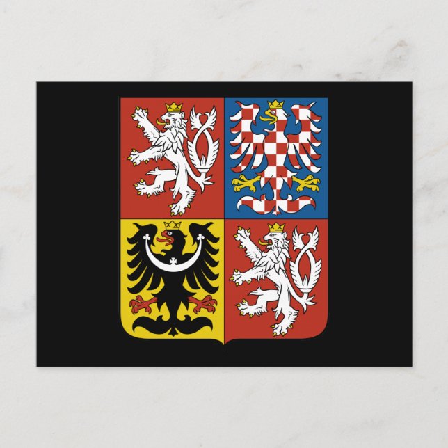 Postal emblema de czech (Anverso)