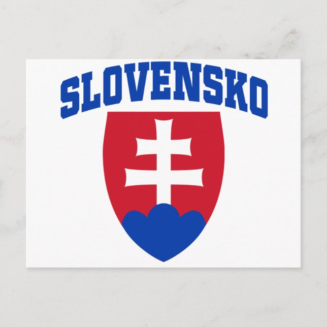 Postal Emblema de Eslovaquia (Anverso)