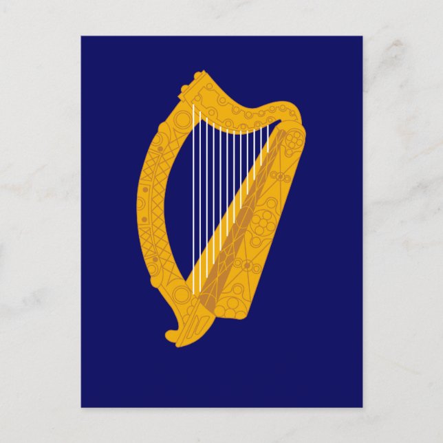 Postal emblema de irlanda (Anverso)