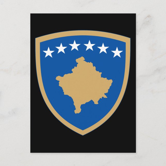 Postal emblema de kosovo (Anverso)