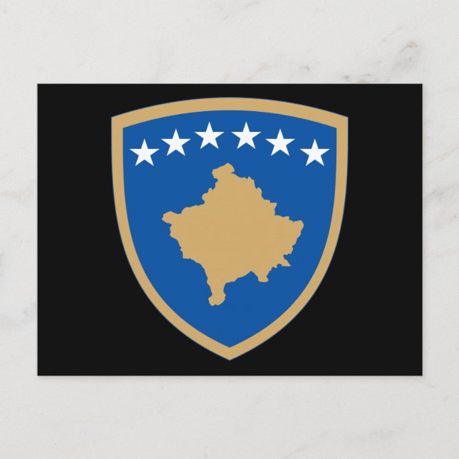 Postal emblema de kosovo (Anverso)